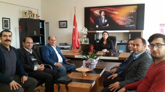 EĞİTİM BİR-SEN İLÇE YÖNETİMİNİN İLÇE MİLLİ EĞİTİM MÜDÜRÜ SAYIN SEMENDER KARABULUT ´U ZİYARETİ