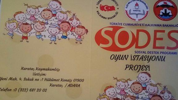 Karataş İlçe Milli Eğitim Müdürlüğü SODES "Oyun İstasyonu" Projesi davetiyesi